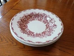 Vintage Mcnichol China Restaurantware Red White Bowls Set Of 2. Fixed Price $29.99.