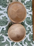 2 Holland Bowl Mill 6/8" X 9 3/8" Wood Country Ranch Farmhouse. Fixed Price $69.95.