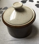 Vintage Imperial Dalton Sugar Bowl With Lid Stoneware Mocha P9851 Japan. Fixed Price $12.99.