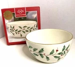 Lenox Holly Berry Serving Bowl Dip Vegetable 5" Holiday American By Design. Fixed Price $14.99.