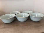 Lenox French Perle Cereal Soup Pistachio Euc Set Of 5 Bowls. Fixed Price $42.00.