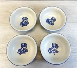Pfaltzgraff Yorktowne Soup Cereal Bowls 6" Set Of 4 Stoneware Retired. Fixed Price $22.00.