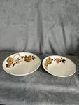 Vtg Mikasa Mocha 2015-W Focus Shape Serving Bowls 9" & 8.25" Euc. Fixed Price $39.99.