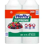 Hefty Supreme Foam Bowls Heavyweight, 12 Oz. (300 Ct.). Fixed Price $24.69.