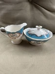 Graces Teaware Porcelain Creamer And Lidded Sugar Bowl Set. Fixed Price $25.00.