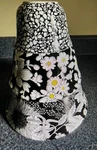 Set 3 Black & White Floral Flared Ceramic Prep Bowls Liberty Of London. Fixed Price $24.94.