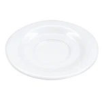 Set 12 Diamond White Coffee Cup Saucers, 5.5" - Perfect For Mugs. Fixed Price $101.99.