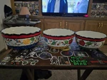 Casa Vero By Ack Hand Painted Bowl Set. Fixed Price $29.99.