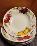 Totally Today Soup Bowls Salad Set Of 6 Fruit Pattern. Fixed Price $19.99.