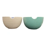 Signature Housewares Stoneware Set 2 Embossed Decorative Kitchen. Fixed Price $27.99.