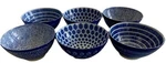 Set Of 6 Ikea Entusiasm Blue & White Patterned Porcelain Bowls 4.5. Fixed Price $36.96.