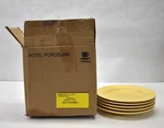 Lot Of 5 Everydayliving Calypso Yellow Plates Porcelain 9" Dia Dinnerware. Fixed Price $18.14.