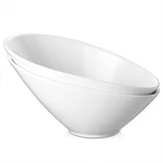 Dowan 23 Oz Slanted Salad Bowls Of Packs - 9.5" Angled Serving For Sa.... Fixed Price $53.59.
