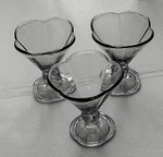 Set Of 3 Bormioli Fidenza Capri Pink Dessert Dish Ice Cream Cup Bowl 10OZ Ub. Fixed Price $30.49.