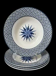4 Victoria & Beale Williamsburg 9026 Porcelain Rimmed Soup Pasta Bowl, 8.5 Set. Fixed Price $32.00.