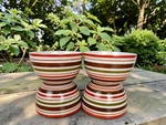 Tag Ltd Bowls Sonoma Stripe Chocolate Cereal Soup Set Of 4. Fixed Price $38.24.