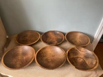 Set Of 6 Weston Mill Salad Bowls Vt. Fixed Price $84.00.