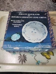 Johann Haviland Blue Garland Fine Porcelain 8.5" Vegetable Bowl Bavaria Germany. Fixed Price $30.00.