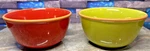 Bobby Flay Stoneware Bowls Plancha Soup Salad Cereal Red/green Set Of 2. Fixed Price $18.99.