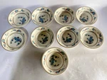 Set Of Noritake Versatone Bluefleur Dinner Bowls - W41 8319. Fixed Price $112.46.