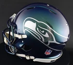 Seattle Seahawks Riddell Speed Full Size Authentic Nfl Football Helmet. Fixed Price $389.99.