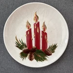 Vintage Unique Christmas Plates Six Decor. Fixed Price $62.00.