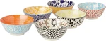 Certified International Porcelain Chelsea 6.25"BOWLS, Set Of Multicolor. Fixed Price $59.66.
