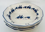 Set Of 4 Hankook Korea Blue Goose Soup Pasta Bowls Scalloped Edge 7.25 Vintage. Fixed Price $32.99.