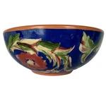 Set Of 4 Pfaltzgraff Villa Della Luna Bowls Soup Cereal Blue Orange Tuscan. Fixed Price $38.93.