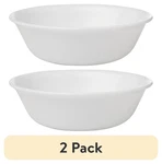 2 Pack Corelle Livingware 10-OUNCE Dessert Bowl, Winter Frost White. Fixed Price $7.45.
