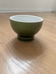 Vintage Guzzini Two Tone Ice Cream Bowl Cup Green Acrylic. Fixed Price $22.80.
