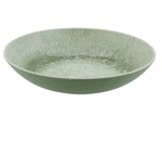 Four (4) Better Homes & Garden Melamine Dinner Bowl Set Green Reactive. Fixed Price $32.00.