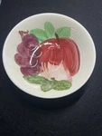Vintage Round Serving Bowl Hand Painted Fruit Made Japan Corona Style 7.25. Fixed Price $11.99.