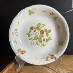 Hankook China HNK8 Strawberries, White Flowers Scalloped Edge. Fixed Price $25.50.