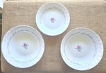 3 Vintage Royal Swirl Fine China 2 Serving Bowls 9", 1 Salad 7.75" Japan. Fixed Price $24.99.