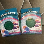 New Dynobowl Evriholder 2 Green Feeding With Lid And Spoon. Fixed Price $13.00.