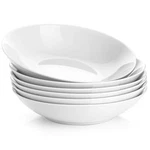 8" Pasta Bowls Set For 6, Porcelain 22OZ Salad Serving Soup, Pa.... Fixed Price $38.36.