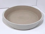 Pampered Chef Traditions Family Heritage 11" Deep Dish Stoneware Pie Plate. Fixed Price $24.99.