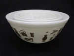 Pyrex Mixing Set, Early American Pattern, 1980S Nesting. Fixed Price $98.29.