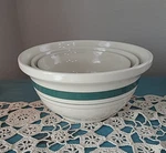 Over And Back Inc Indoor Outfitters Nesting Mixing Bowl Set Of 3. Fixed Price $50.00.