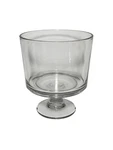 The Pampered Chef Heavy Glass Trifle Bowl Set #2832 With Stand No Lid Retired. Fixed Price $29.99.