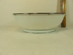 Lenox Westerly Platinum Oval Footed Vegetable Bowl 9 3/8 6 Inch Bone China. Fixed Price $54.00.