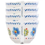 Le Cadeaux Madrid White 4 Piece Melamine Floral Dessert Bowl Set 098MADW Retired. Fixed Price $45.00.