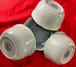 4 Pioneer Woman 6 Inch Cereal/soup Cowgirl Lace Light Blue New. Fixed Price $30.00.