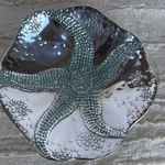 Mariposa Large Starfish Serving Bowl With Aqua New Box. Fixed Price $59.99.