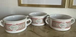 Vintage Tabasco Gumbo Soup Bowls With Handles From Houston Harvest Set Of 3. Fixed Price $45.50.