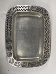 Wilton Armetale Pewter Reggae Retangle Platter 14" - 4335 C. Fixed Price $30.00.
