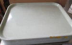 Cambro Camlite 1418CL100 14" X 18" Antique Parchment Fast Food Tray 12 Ct.. Fixed Price $115.00.