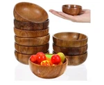 : JIEYAO5.05.0 Out Of STARS(6)JIEYAO 10 Pcs 3.9" Acacia Wood Bowls, Small. Fixed Price $25.00.