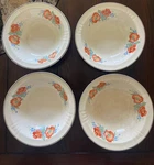 Lot Of 4 Hall Superior Quality Dinnerware 6 Desert Fruit Bowls. Fixed Price $28.99.